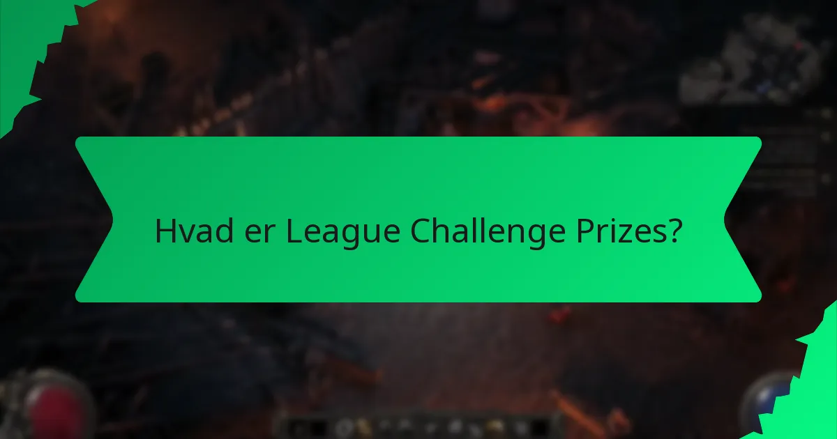 Hvordan angiver farve værdi i League Challenge Prizes?