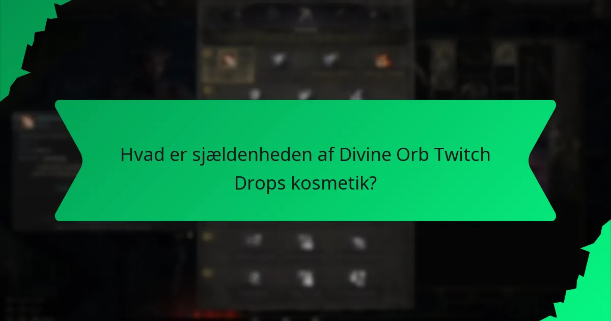 Hvilke farvemuligheder er tilgængelige for Divine Orb Twitch Drops kosmetik?
