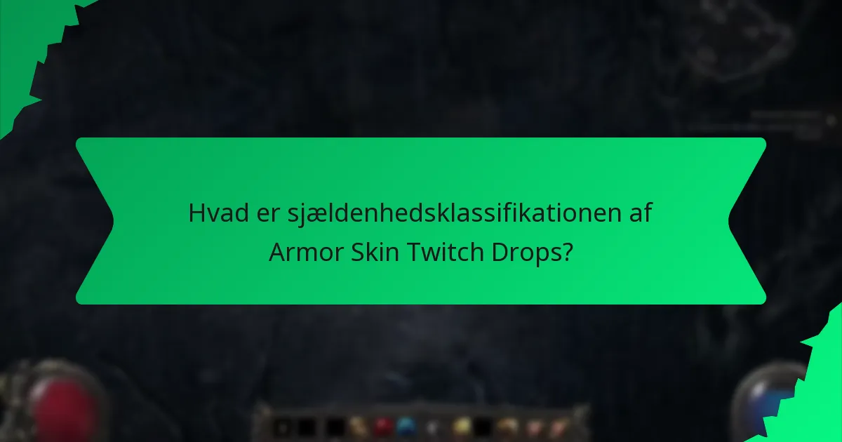Hvilke farvevariationer er tilgængelige for Armor Skin Twitch Drops?
