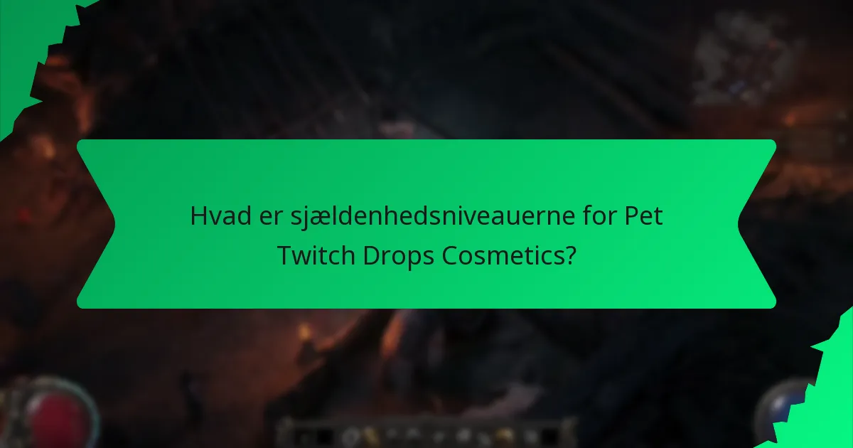 Hvilke farver er tilgængelige for Pet Twitch Drops Cosmetics?
