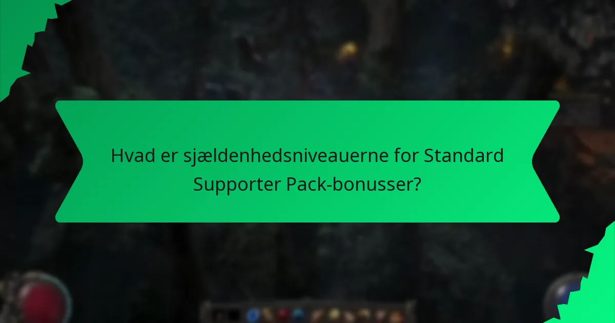 Hvordan påvirker farve Standard Supporter Pack-bonusser?