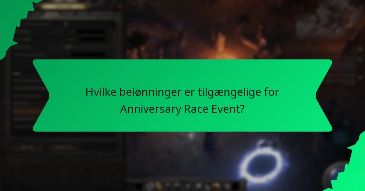 Hvordan bestemmes sjældenheden af belønningerne i Anniversary Race Event?