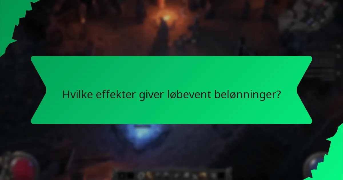 Hvilke farver er forbundet med løbevent belønninger?