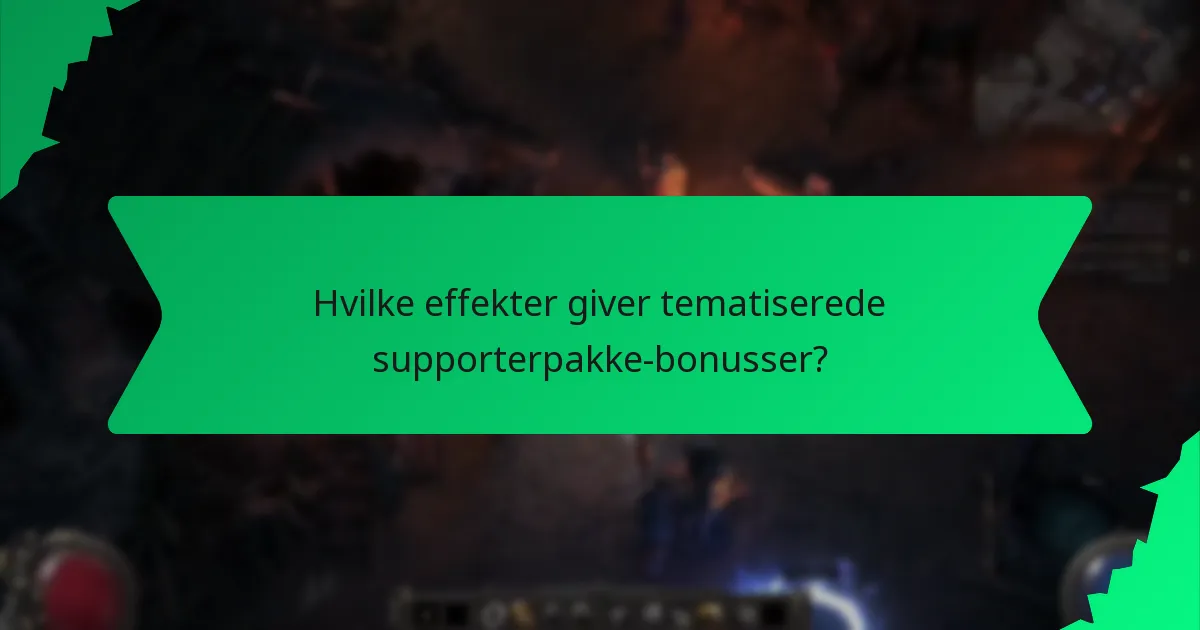 Hvilken rolle spiller farve i tematiserede supporterpakke-bonusser?