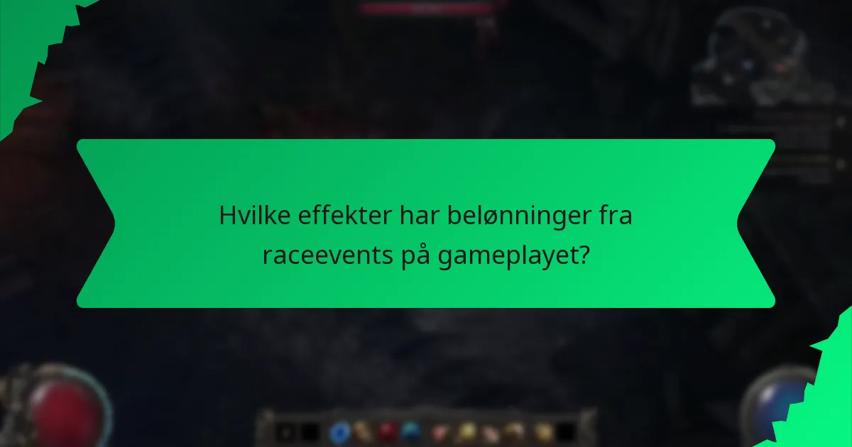 Hvilke belønninger fra raceevents er mest eftertragtede?