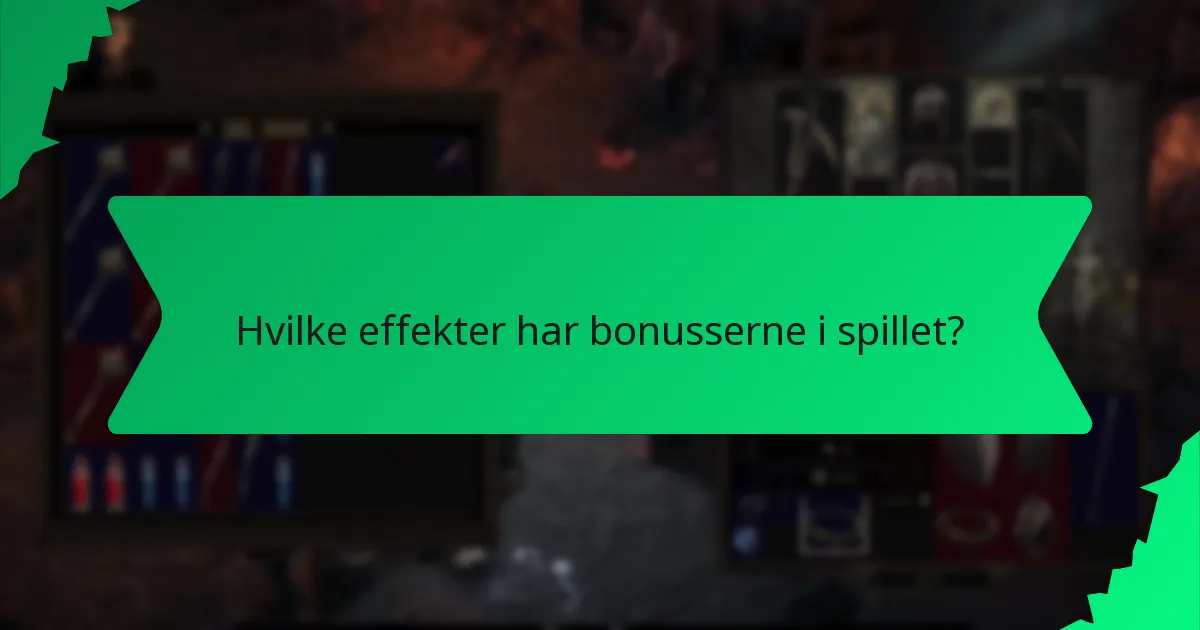 Hvilke farvevariationer er tilgængelige for bonusser?