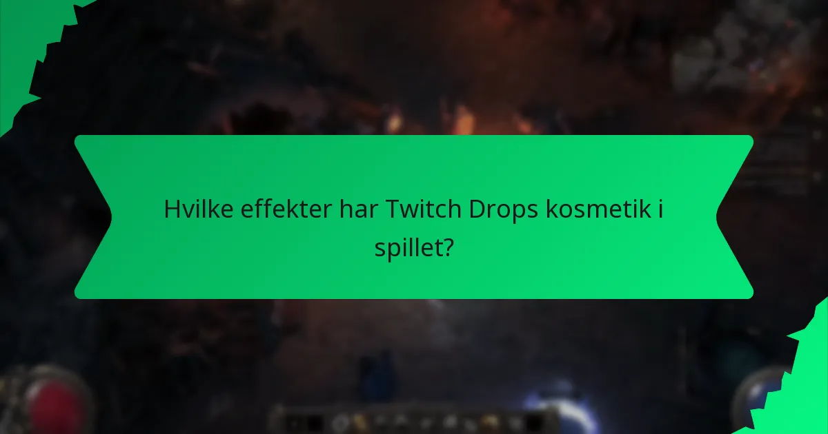 Hvilke farvemuligheder er tilgængelige for Twitch Drops kosmetik?