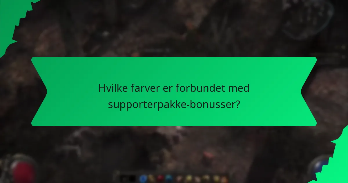 Hvilke effekter har supporterpakke-bonusser på gameplay?