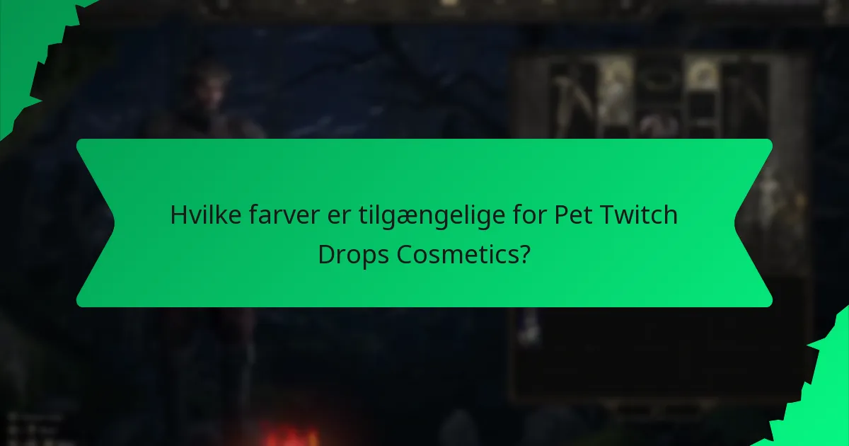 Hvordan kan spillere erhverve Pet Twitch Drops Cosmetics?