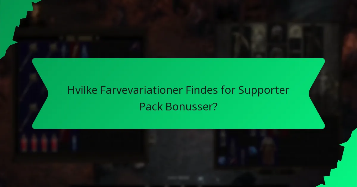 Hvilke Effekter Har Supporter Pack Bonusser?